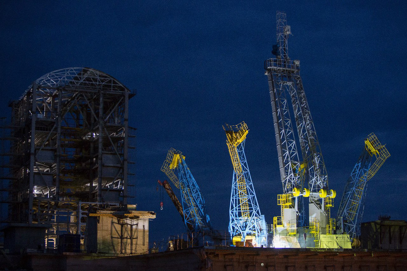 Illustration for article titled Check Out Russia's New Spaceport Being Built